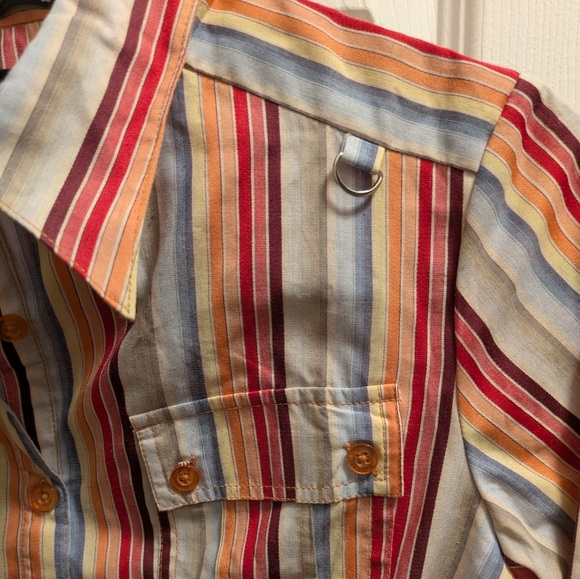 Striped Button Down Shirt - Picture 4 of 6